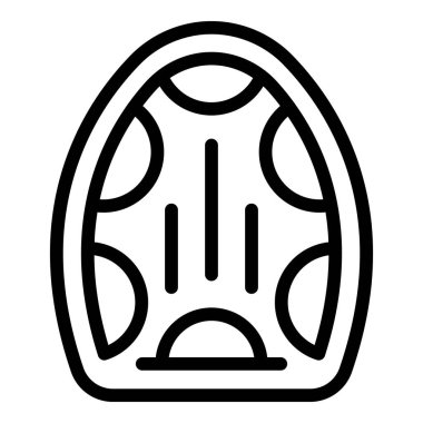 Tekne ikonu ana hat vektörüne yardım et. Hayatta kalma objesi. Okyanus gemisi enkazı