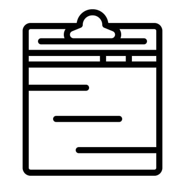 Havasız paket simgesi ana hat vektörü. Vakumlanmış dar torba. Hava geçirmez poşet.