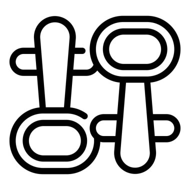 Bluz kol düğmeleri taslak vektörü. Şatafatlı zarafet çivileri. Gömlek kolu bağlayıcı detaylar