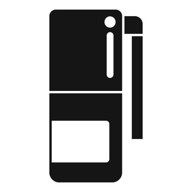 Antiviral şişe ikonu basit bir vektör. Tıbbi aşılama. Bağışıklık sistemi