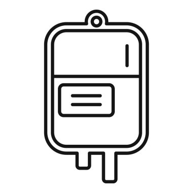 Kan paketi ikonu ana hatlarını hastanelik et. Hasta bakımı. Tıbbi iyileşme