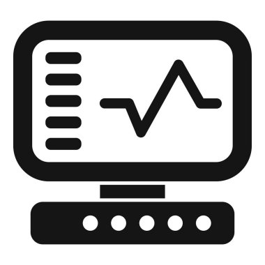 Teçhizat deney simgesi basit bir vektördür. Keşif araştırması. Genetik materyal