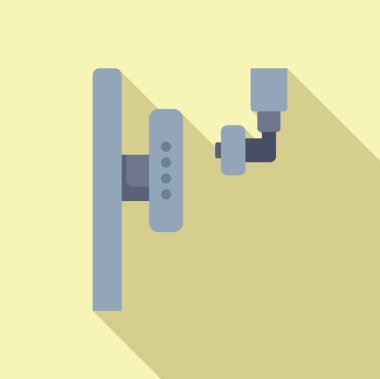 Hızlı Xray ekipman ikonu düz vektör. Veteriner kliniği. Tesis istemcisi