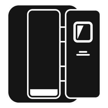 Röntgen odası simgesi basit bir vektör. Tıp bölümü. Sağlık hizmetleri insan