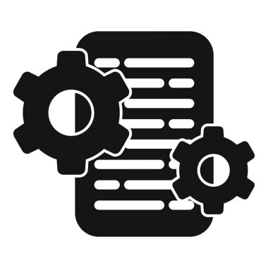 Güç boyutu rastgele simge basit vektörü. Çift cep telefonu. Sim pil dişlisi