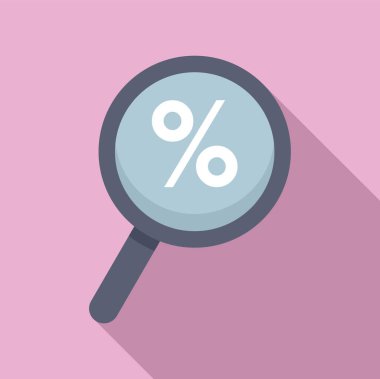 Tanıtım simgesi düz vektörü dağıt. Değerlendirme kartı zarif. Mağazayı küçült