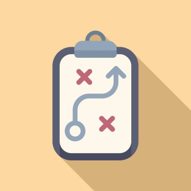 Taktik çalışma tahtası düz vektörü. Aile zihni meşgul. Kişinin çalışma gerginliği