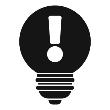 Yeni fikir ampul simgesi basit vektör. Terapiye yardım et. Terapi sempati solunumu