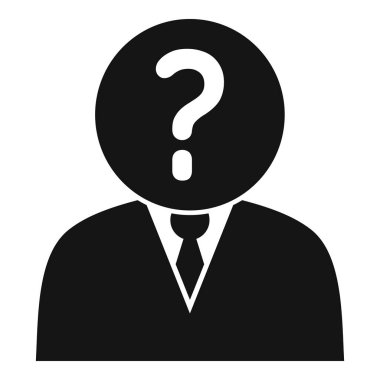 Yeni boş görev simgesi basit bir vektör bul. İnsan uzmanı. Aday başvuru sahibi