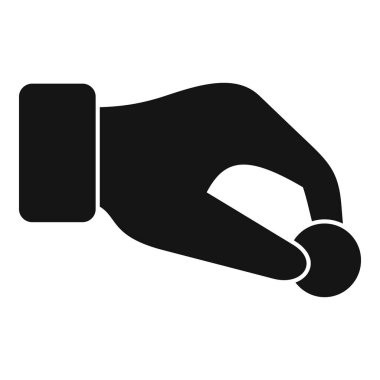 Para bağışı simgesini basit bir vektör olarak alın. Sosyal sevgi desteği. Sponsor finansal