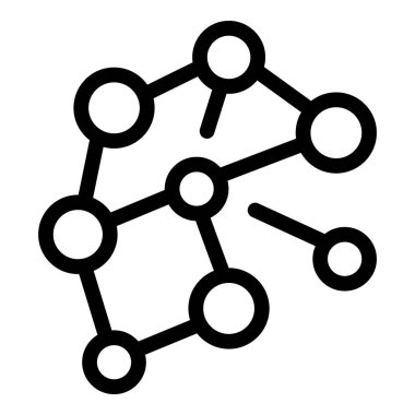 Yenilikçi diyalog ikonu ana hatları vektörü. Grup analizi araştırması. Etkili beyin fırtınası keşfi