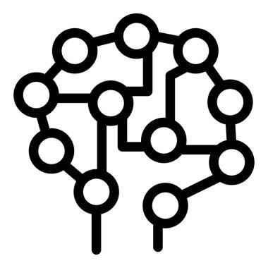 Beyin Fırtınası Geliştirme ikonu ana hatları vektörü. Takım çalışması fikri üretimi. Stratejik analitik oturum