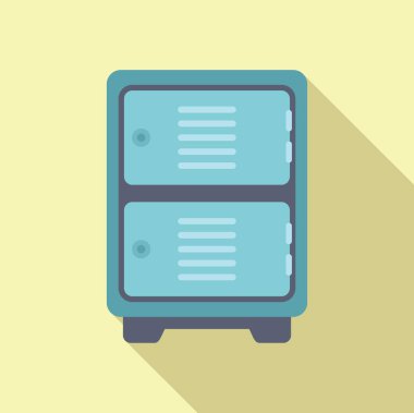 Mavi davalar ikon düz vektörü finanse eder. Koru kendini. Anahtar sigorta şirketi.