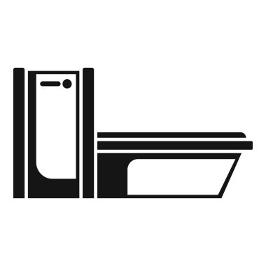 Tomografi ikonu basit vektör. Tıbbi radyoloji. MRI tarayıcıName