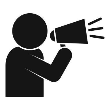 Etkilendirici duyuru simgesi basit bir vektör. Yeni medya içeriği. Lütfen abone olun.