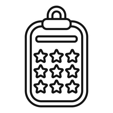 Pano kullanıcısı simge taslak vektörünü sıraladı. Neşeli kullanıcı duygusal. Oyunu rapor et