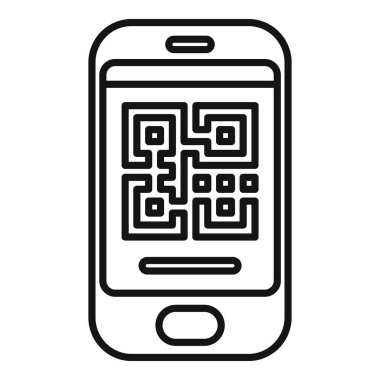 Telefon simgesi ana hatlı QR kodunu tara. Giriş hesabı. Kullanıcı doğrulaması çevrimiçi