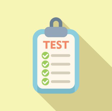 Ses panosu simgesi düz vektörünü test et. Dilsiz sosyal sağlık. Engelli insan