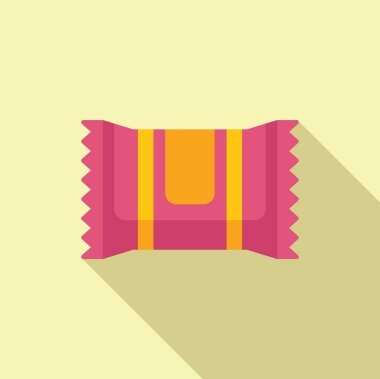 Tahıl ambalajı simgesi düz vektör. Öğle yemeği ürünü. Fast food yemeği