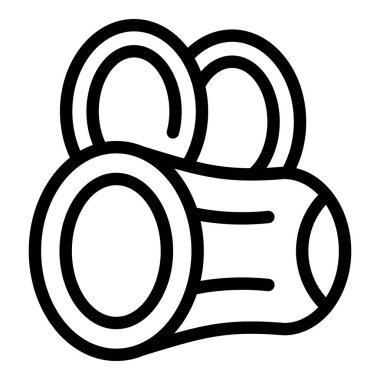 Doğranmış kemik iliği sebze ikonu ana hatları vektörü. Kabak pişiriyorum. Taze sebzeler.