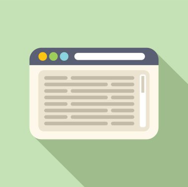 Çevrimiçi ağ bildirim simgesi düz vektör. İş kontrolü. Terim hatası bildir