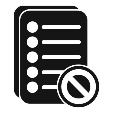 İşaretli bildirim simgesini basit bir vektör olarak talep ediyorum. Modern uyarı. Harfleri gözden geçir