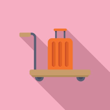 Tramvay simgesini düz taşıyın. Metal bir etiket. Mükemmel yolculuk.