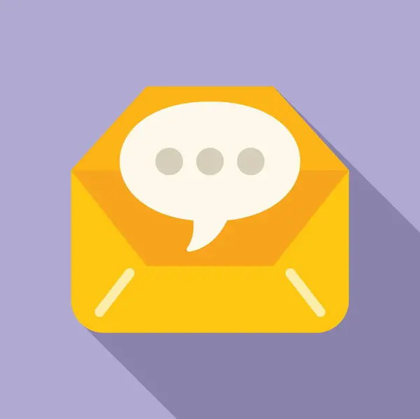 Email Support Chat Icon Flat Vector Online Call Center Help Stock Illustration