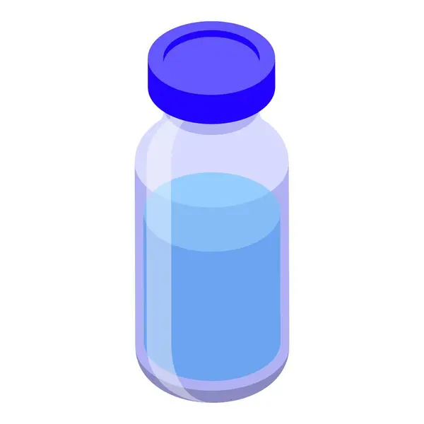 Cure Botox Pot Icon Izometric Medicamente Clinice Leac Din Plastic Ilustrație de stoc