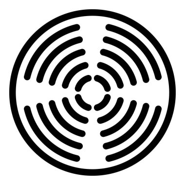 Elektrikli indüksiyon tenceresi aygıtı ana hatları vektörü. Akıllı ve modern yemek takımı. Tümevarımsal cam manyetik soba.