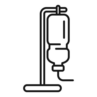Şişe simgesini bırakın. İlaç sıvısı. Tedavi