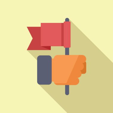 Lider bayrak simgesini düz taşıyacak. Kariyer amacı. Yürütme çabası