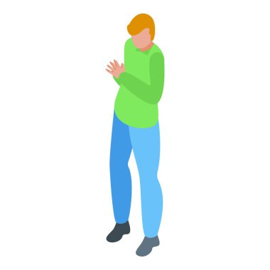 Modern yaşam tarzının ve giyilebilir teknolojinin zaman vektör çizelgesini kontrol etmek için sıradan giyinmiş, akıllı bir adama bakıyor.