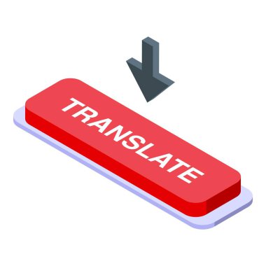 3d çeviri düğmesinin dijital çeviri eylemini gösteren bir ok ile grafiği