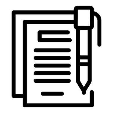 Kişisel koçluk programı ikon ana hatları vektörü. Kişisel gelişim stratejisi. Yetenek geliştirme koçu