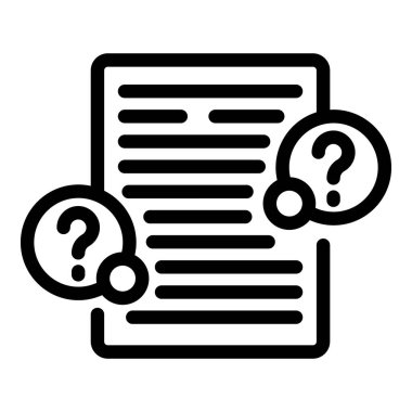 Simge ana hatlarını belirlemeye yardım et. SSS desteği. Web dijital yardımı