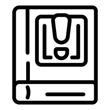 Çevrimiçi yardım sayfası ana hatları vektörü. Dijital bilgi kaynağı. FAQ web sayfası bölümü