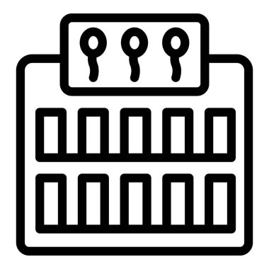 Web, mobil ve uygulama arayüzü tasarımı, tarih, zamanlama, olay, hatırlatma, planlama ve zaman yönetimi için basit ve minimal siyah-beyaz takvim vektör çizimi