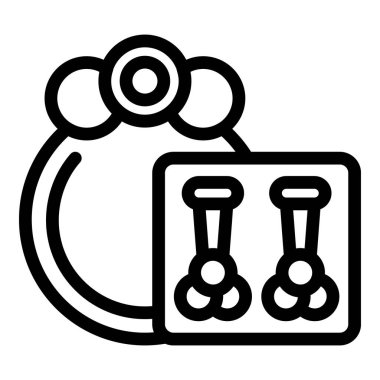 Bir el tutuşunun basit çizimi güçlendirici, fitnesle ilgili tasarımlar için uygun