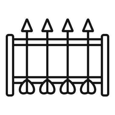 Ev konforu için merkezi ısıtma radyatörünün siyah çizgi vektör simgesi