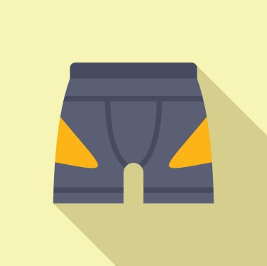 Şık erkek boksörlerin bej renkli iç çamaşırlarının vektör çizimi