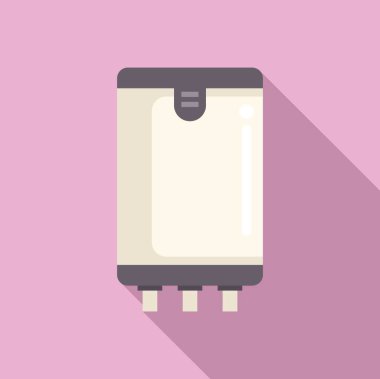 Bej kesim tahtasının düz tasarım simgesi, mutfak ve mutfak temalı grafikler için mükemmel.