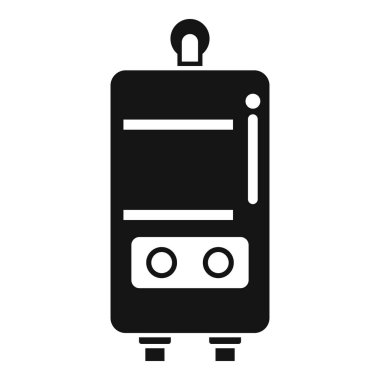 Modern düz grafik tarzında klasik taşınabilir kaset oynatıcının vektör çizimi