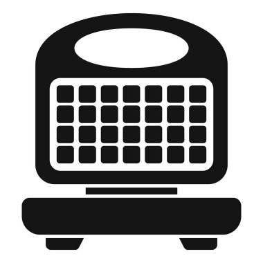 Klasik siyah beyaz tasarımlı klasik radyo silueti simgesi. 50 'ler ve 1960' ların transistör teknolojisinin minimalist sembolü.