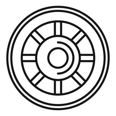 Karmaşık çizgiler ve simetrik mandala tasarımı ile soyut monokrom dairesel desen, minimalist markalaşma, ağ arka planı, stil dövmeleri ve benzersiz tekstil baskıları için mükemmel.