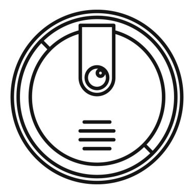 Bir steteskop simgesinin basit vektör çizimi, tıbbi ve sağlık temaları için mükemmel