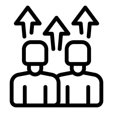 Kariyer büyümesinin profesyonel vektör çizimi, yukarı doğru hareket, ilerleme ve iş gücünde başarı, hırs ve kalkınma sembolleri içeren tanıtım konsepti