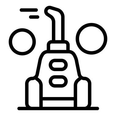 Simgeler ve logolar için uygun, sanat tarzında klasik bir roket gemisinin siyah beyaz çizimi