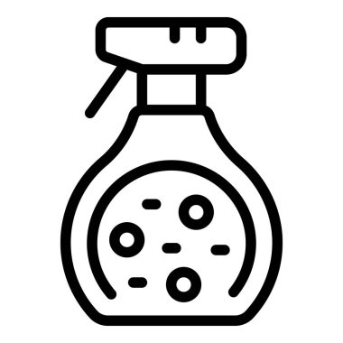 Minimalist bir sanat tarzında el sabunu dağıtıcısının vektör illüstrasyonu