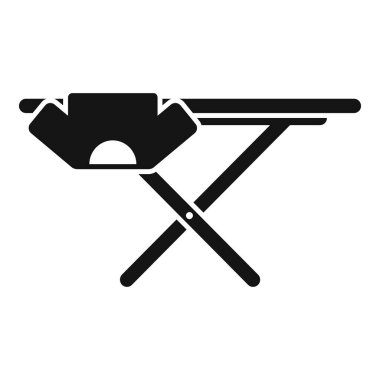 El arabası siluetinin vektör çizimi, inşaat ve bahçıvanlık simgesi